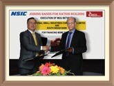 Today, NSIC signed a MOU with South Indian Bank at Thrissur, making it the 33rd Bank to have a relationship with NSIC under “Credit Facilitation through Bank tie-up Scheme”. Team NSIC and Team South Indian Bank were present on the occasion of signing of the MoU.
<br>
<a target="_blank"  href=" https://www.facebook.com/NSICLTD/photos/pcb.1013813658656647/1013812785323401/?type=3&theater" ><font color="#FF6600">Click here to view  more images.</font></a>